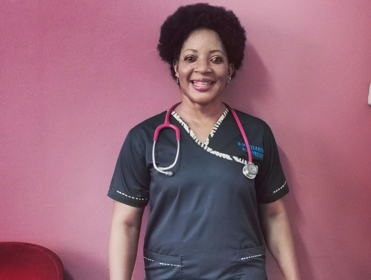 Dr. Sabrina Kitaka at work